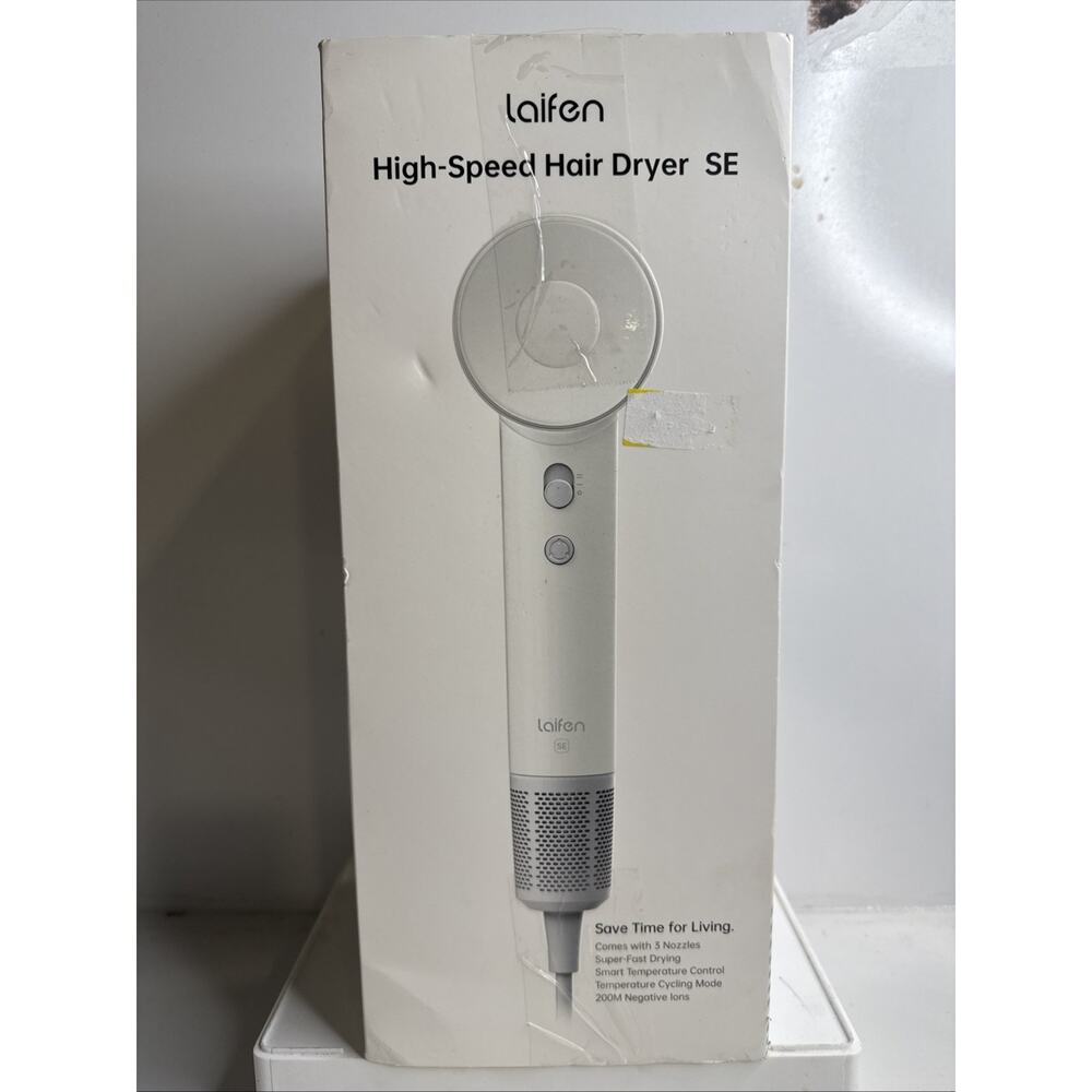 Laifen SE Hair Dryer Blow-Dryer Ionic Technology Temperature Cycling White